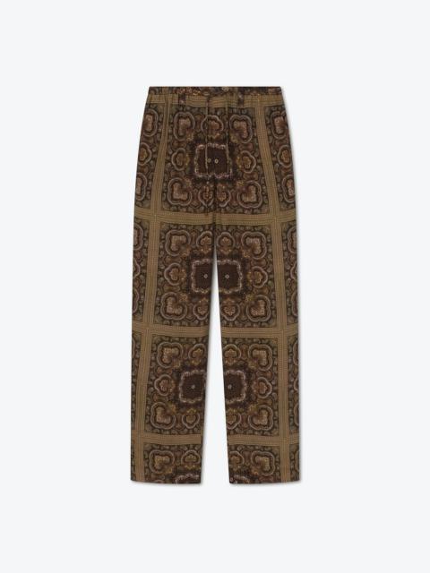 DEMIS - Drawstring waist pants - Paisley print