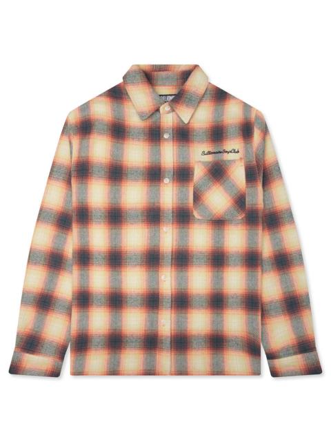 BILLIONAIRE BOYS CLUB COAT OF ARMS L/S WOVEN - MEDITERRANEA