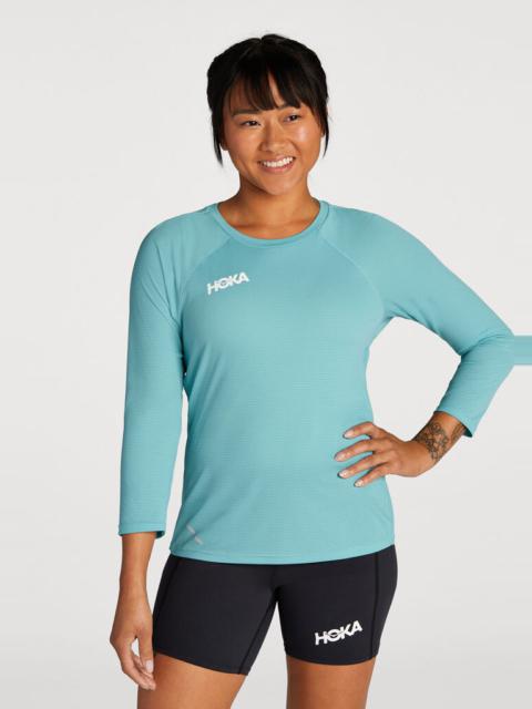 HOKA Women's Glide 3/4 Sleeve