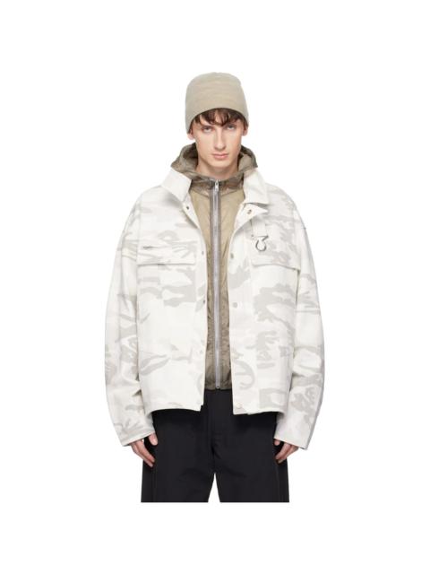 FFFPOSTALSERVICE SSENSE Exclusive Off-White FF Bunker Jacket