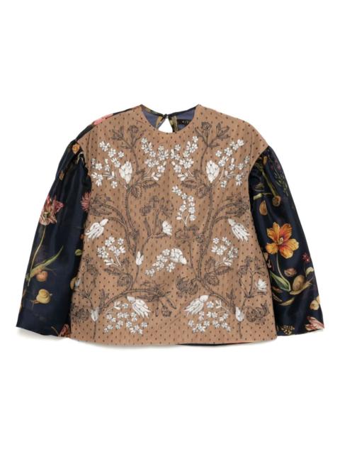 BIYAN layered details blouse