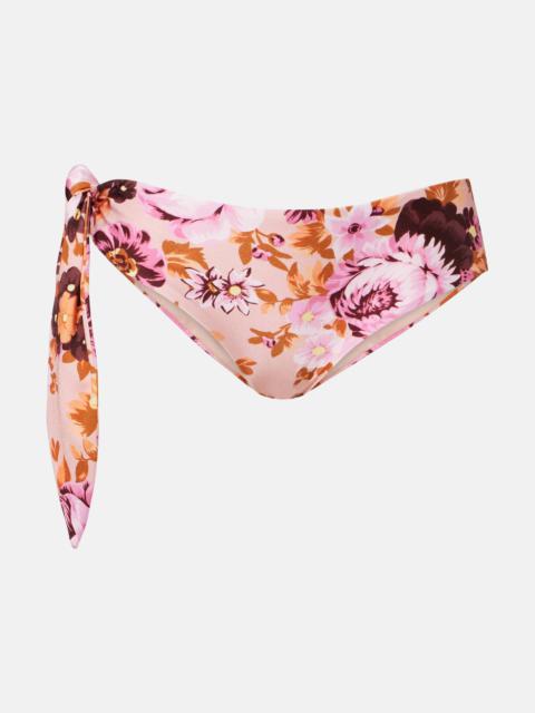 Chloé Floral low-rise bikini bottoms