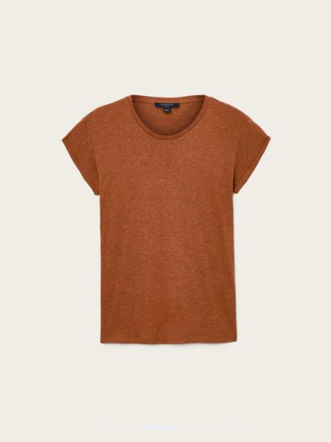 ALLSAINTS ANNA SHORT SLEEVE SHIMMER T-SHIRT