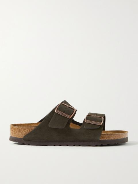 BIRKENSTOCK Arizona suede sandals Dark brown