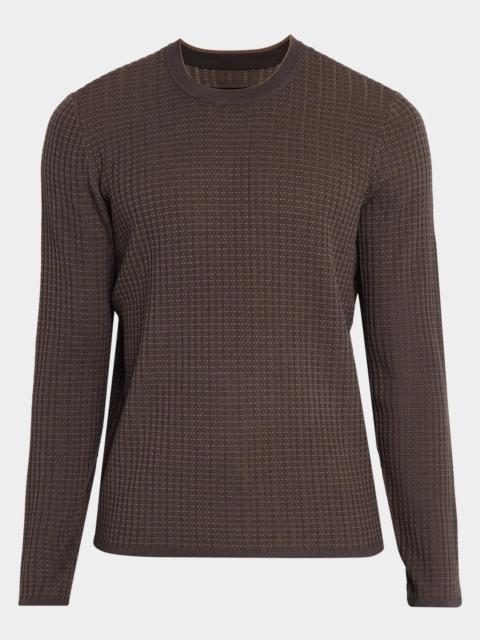 rag & bone Men's Harvey Textured Knit Crewneck Top