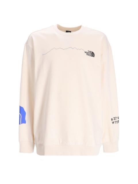The North Face graphic-print cotton sweatshirt