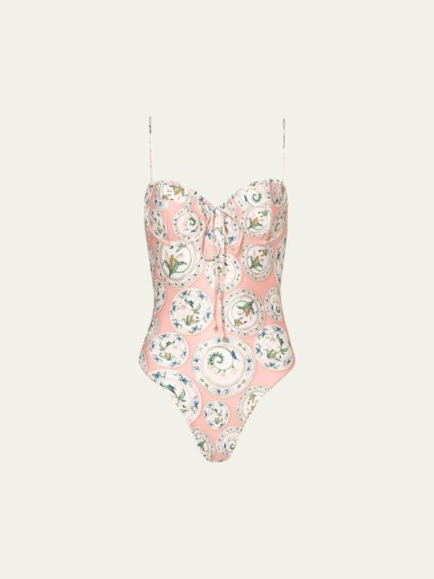 Agua by Agua Bendita Ebano Menaje One-Piece Swimsuit