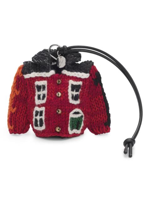 JW Anderson Men's House Cardigan Charm - Dark Brown