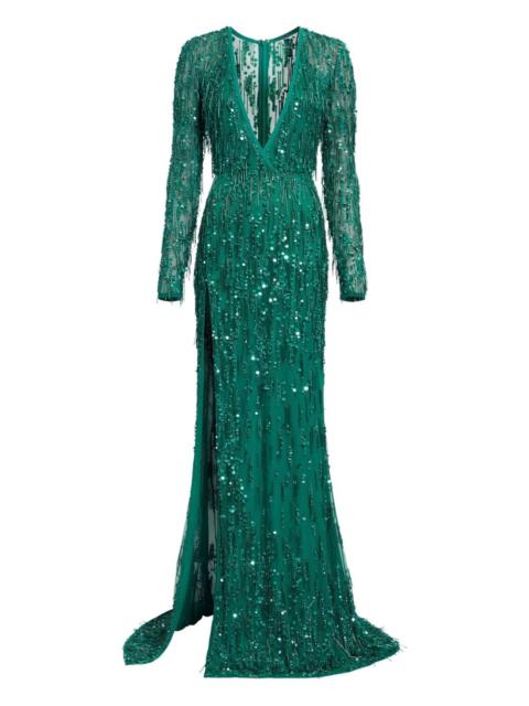 ELIE SAAB bead-embellished maxi dress