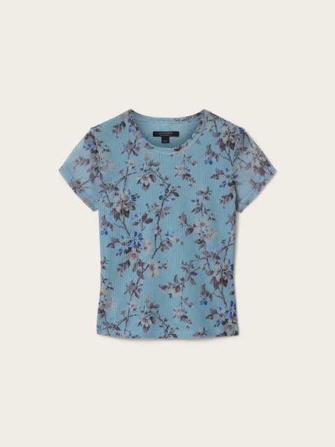 ALLSAINTS ELLIE SLIM FIT MESH T-SHIRT