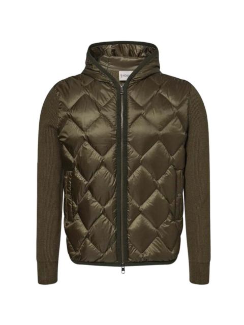 Moncler hooded quilted jacket