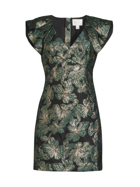 Lilly Pulitzer Women's Kaida Brocade Shift Minidress - Noir