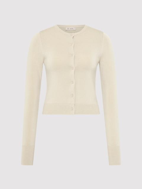 ST. AGNI Classic Cardigan - Creme
