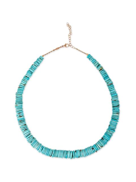 JACQUIE AICHE Turquoise Graduated Heishi Beaded Necklace