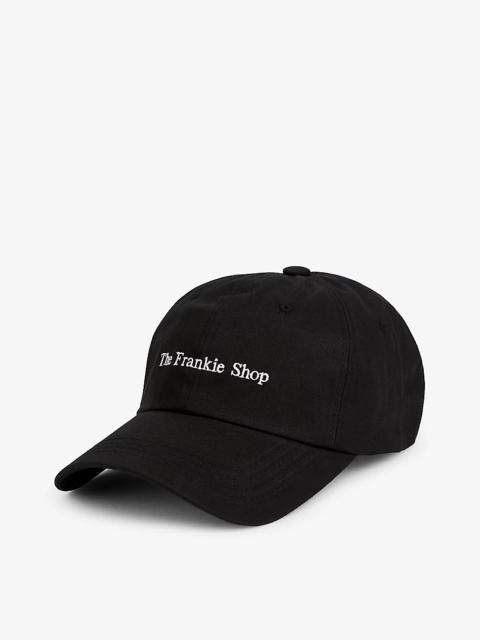 The Frankie Shop Logo-embroidered cotton-twill baseball cap