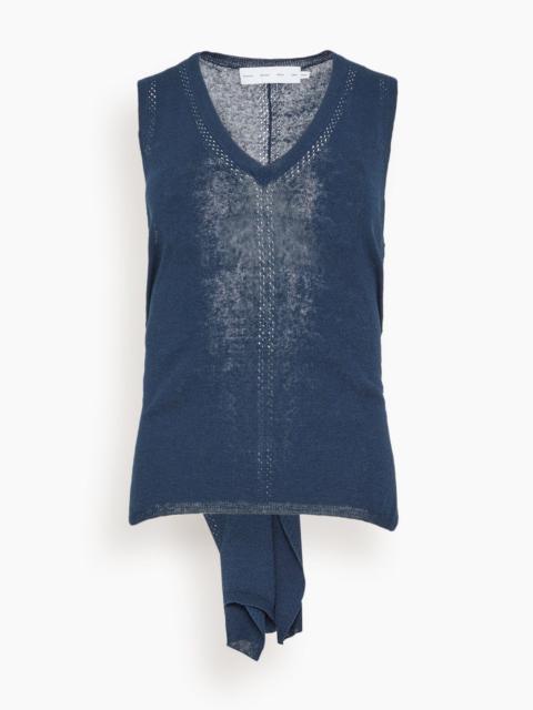 Proenza Schouler Heyde Knit Sweater in Navy