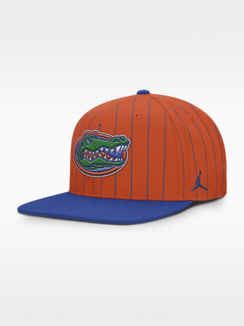 Jordan Florida Primetime Pin Stripe 2-Tone Men's Jordan Brand Dri-FIT College Adjustable Hat