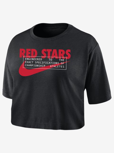 Nike Chicago Red Stars Nike Women's Dri-FIT Soccer Cropped T-Shirt