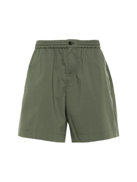 poplin bermuda shorts