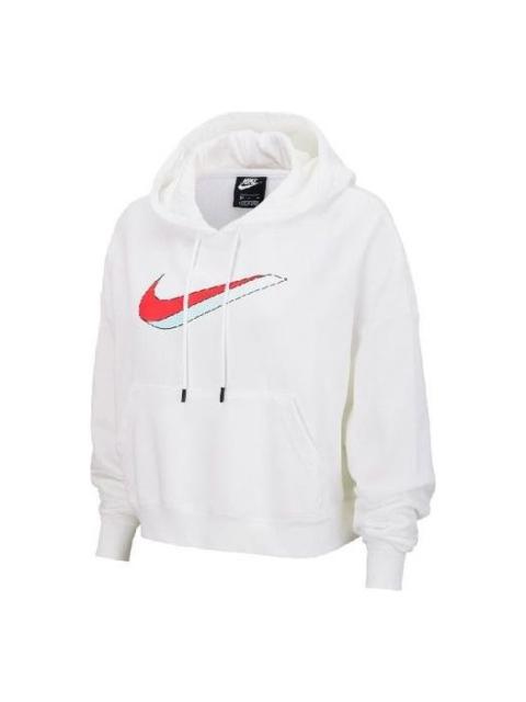 Nike (WMNS) Nike Casual Sports Pullover hoodie White DJ1075-100