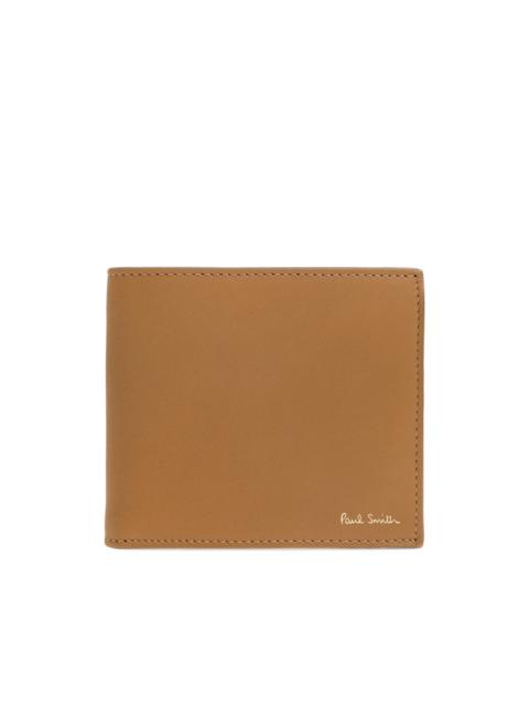 Paul Smith Signature Stripe calf leather wallet