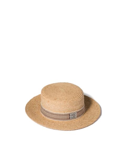 Miu Miu raffia hat