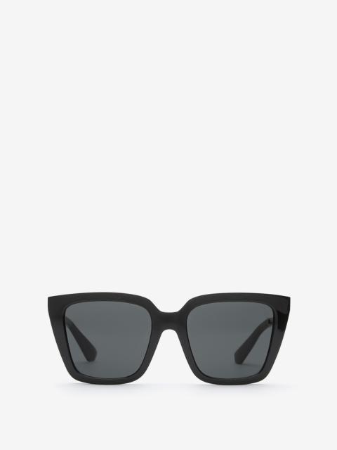Burberry Check Engraved Square Sunglasses​