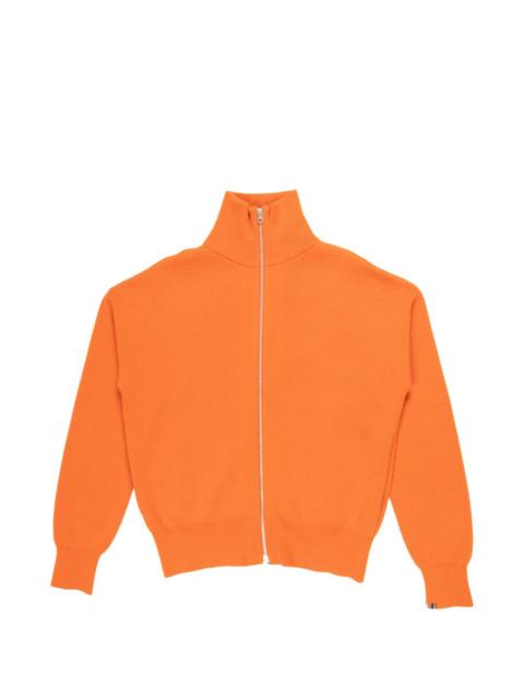 extreme cashmere zip-up jumper