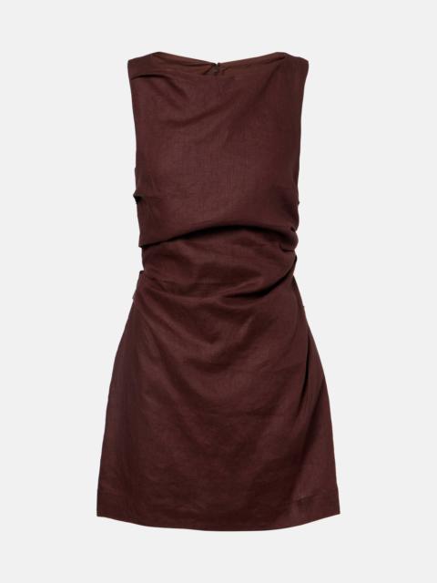 FAITHFULL Aloisa linen minidress