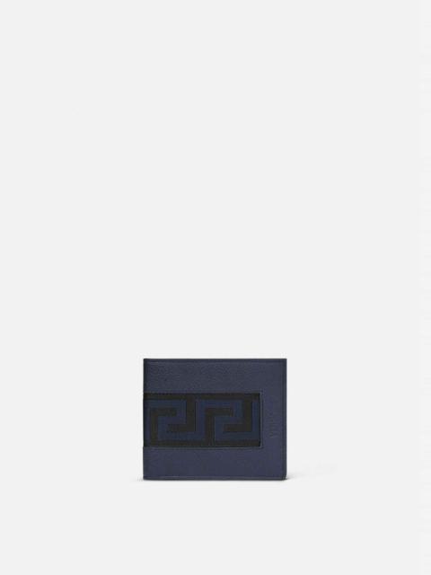 VERSACE Greca Leather Bifold Wallet