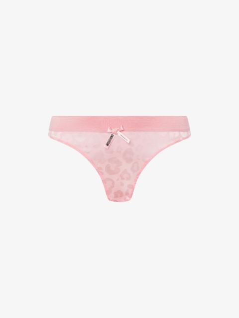 Moschino LEO JACQUARD THONG