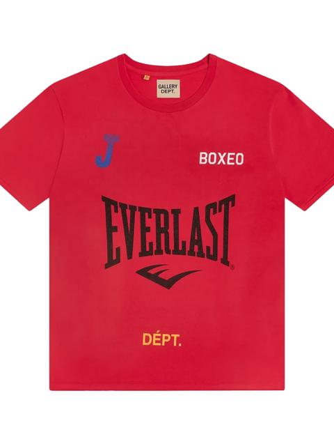 GALLERY DEPT. Everlast Glitter Logo T-Shirt "Red & Black" GD228