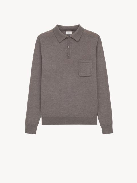 SAINT LAURENT POLO IN WOOL