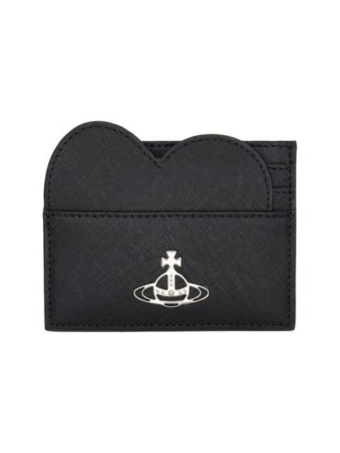 Vivienne Westwood Black Heart Card Holder