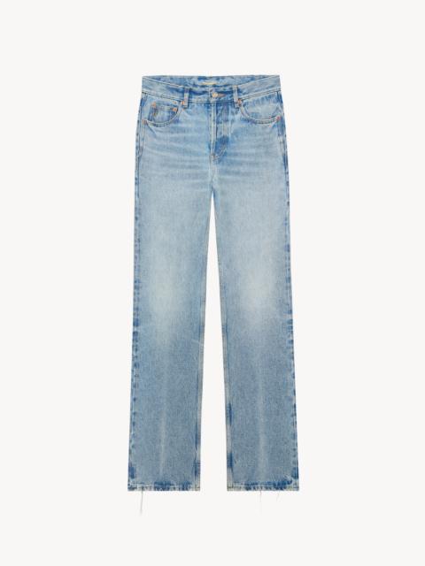 SAINT LAURENT NICO LOW-RISE STRAIGHT JEANS