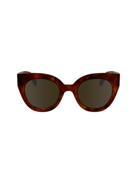 Longchamp Sunglasses Textured Brown - OTHER
