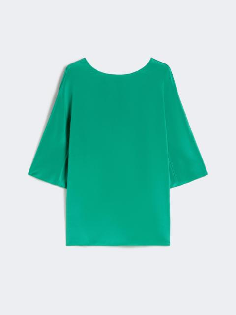 Max Mara Silk crêpe de chine blouse - GREEN