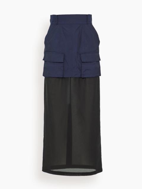 RACHEL COMEY Birini Skirt in Navy