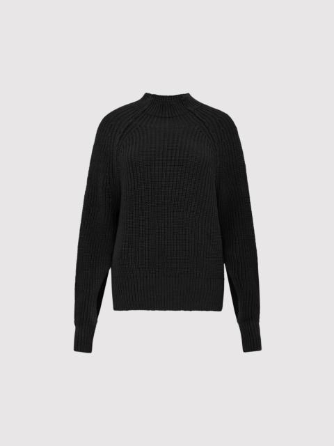 ST. AGNI Split Sleeve Jumper - Black