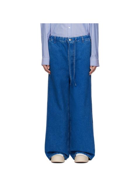 Marni Navy Drawstring Jeans