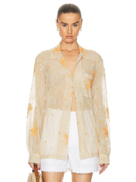 Mesh Lillium Long Sleeve Shirt