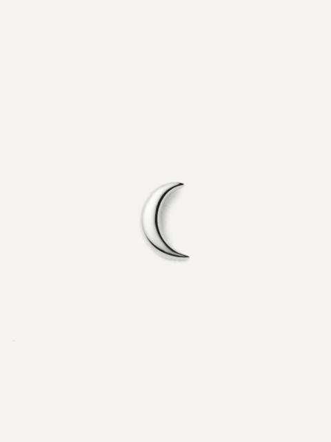 MISSOMA 14ct White Gold Fine Moon Stud Earring