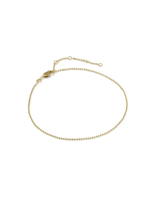 KENDRA SCOTT Cheryl Beaded 14k Gold-Filled Chain Anklet
