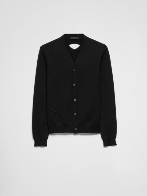 Wool cardigan
