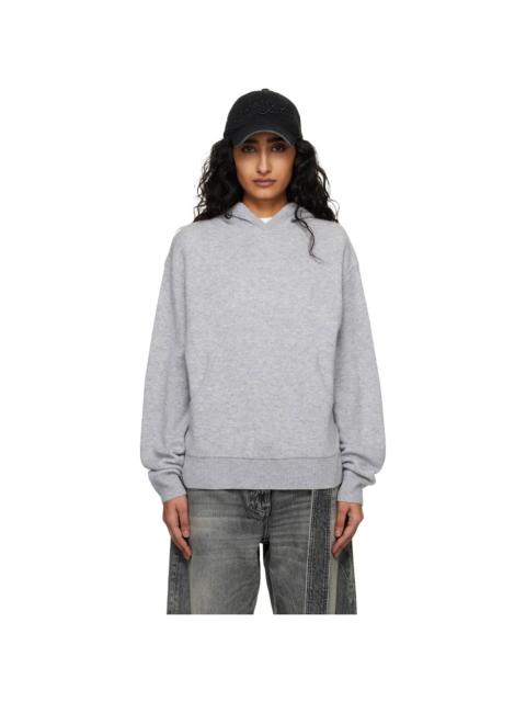 Acne Studios Gray Cashmere Hoodie