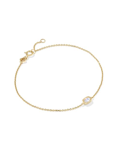 KENDRA SCOTT Marisa 14k Yellow Gold June Oval Solitaire Bracelet