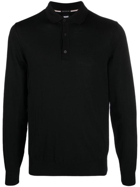 BOSS long-sleeve polo shirt