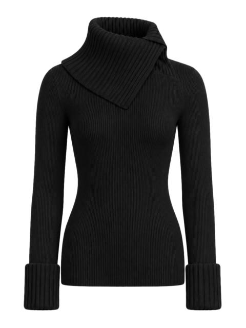 Sportmax FITTED STRETCH WOOL SWEATER