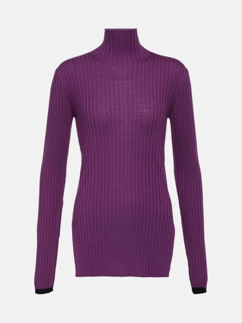 Plan C Ribbed-knit wool sweater