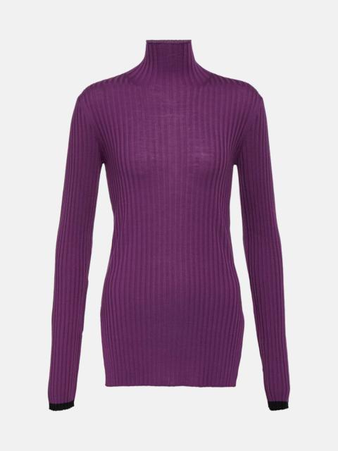 Plan C Ribbed-knit wool sweater